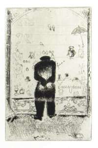 [Grossbild Chagall Original-Radierung LEnvie - Die Gier #R10]