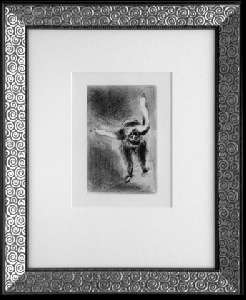 [Grossbild XXL Chagall Original-Radierung 'La Colre - Die Raserei' #R3]