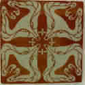 [Grossbild Otto Eckmann Fliese #78OOT]