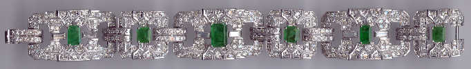 [Grossbild Smaragd Diamant Gold Armband #11]