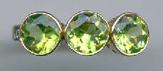 [Grossbild Peridot Brillant Gold Ring #25]